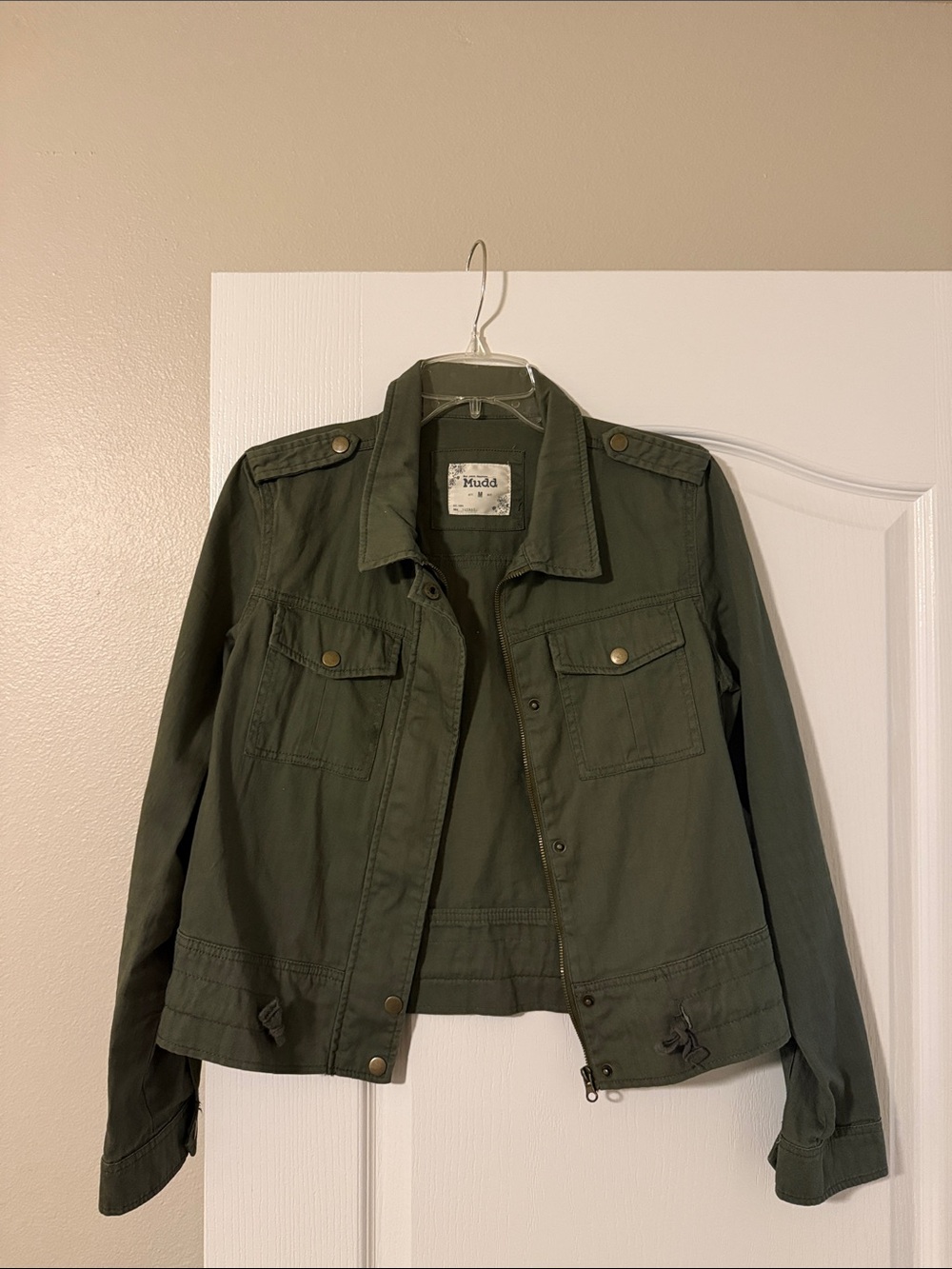 Green cargo jacket